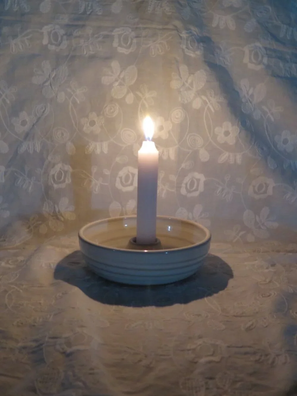 Gravesco Pottery Candlestick Dinner/Taper Candle Holder